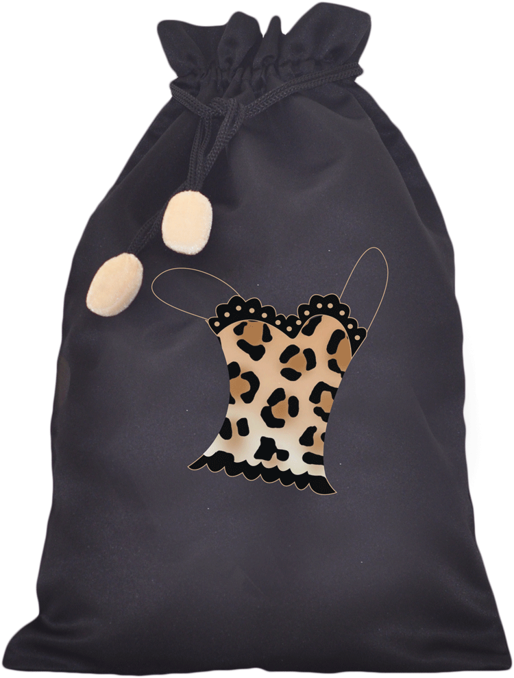 Spotted Leopard Cami Lingerie Bag 